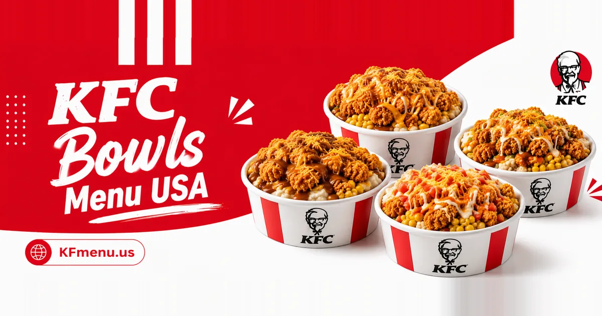 kfc bowls menu