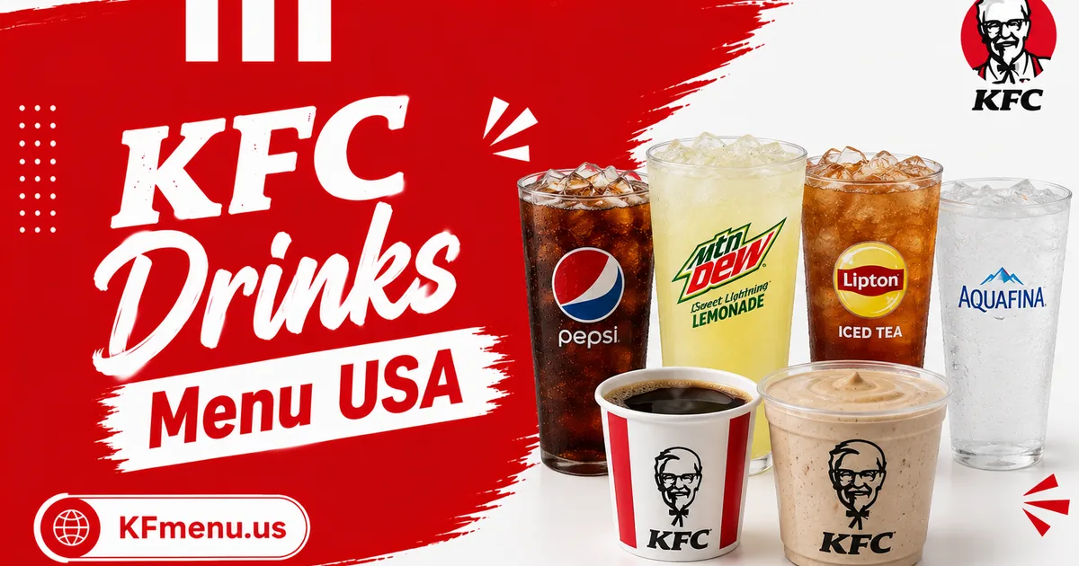 kfc drinks menu